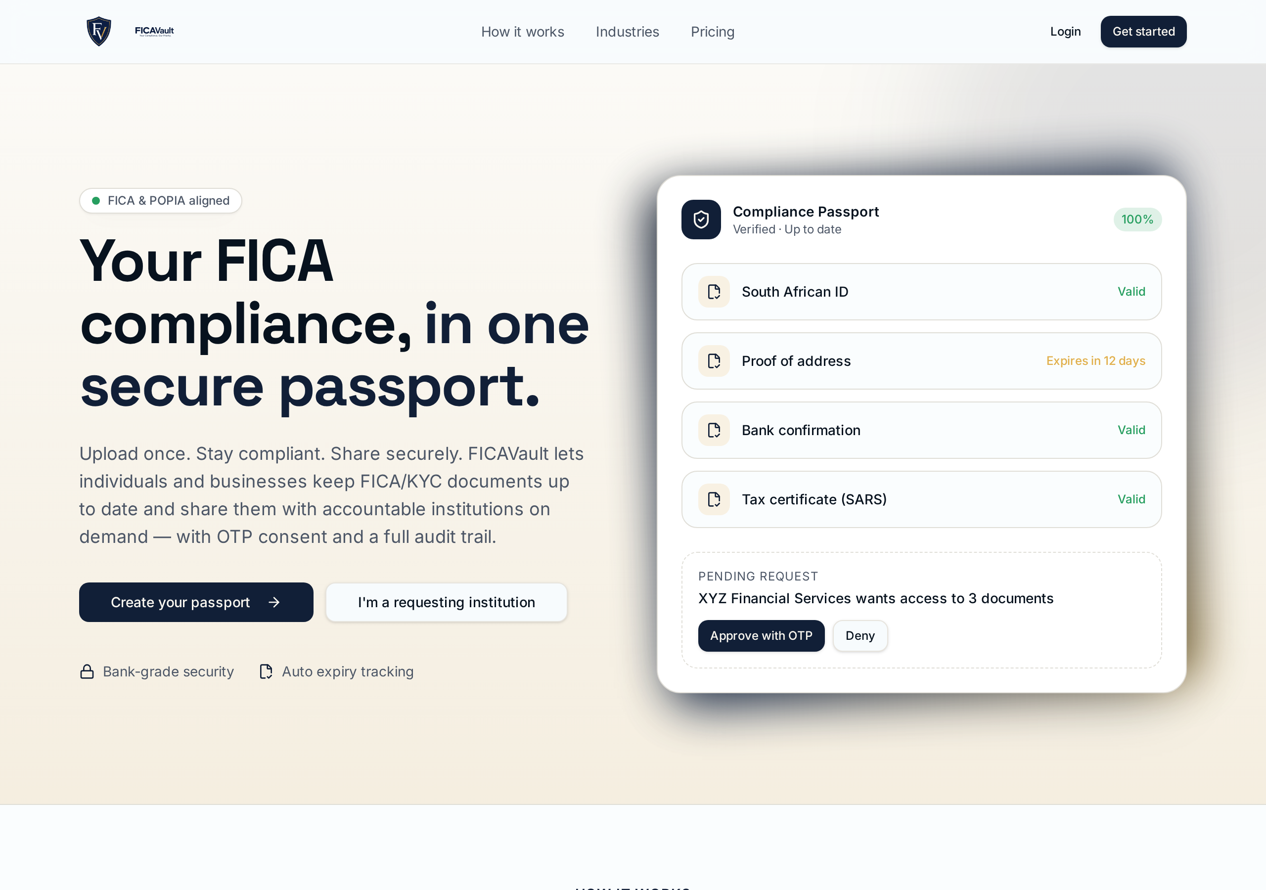 FicMe landing page